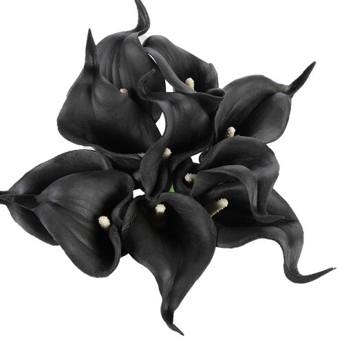 JANDEL20 τεμάχια τεχνητό λουλούδι Calla Lily Real Touch Latex για διακόσμηση σπιτιού γάμου νύφης, 1