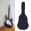 Gitarrväska Gigbag Stötsäker med rem Akustisk gitarrväska för böcker Noter 4