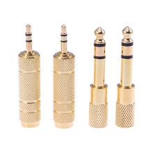 4 adattatori per cuffie, adattatore jack, adattatore per auricolari e microfono, adattatore da 1/8 a 1/4, adattatore audio stereo