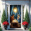 Tapiz para puerta de Navidad 6