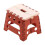 Folding Step Stool Non-Slip Folding Stools with Handle, Compact Plastic Foldable Step Stool for Bathroom,Bedroom, Kitchen 2