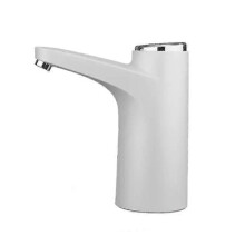 Pompe à eau portable, pompe à eau électrique pour bouteille avec distributeur d'eau rechargeable par USB [DB] blanc