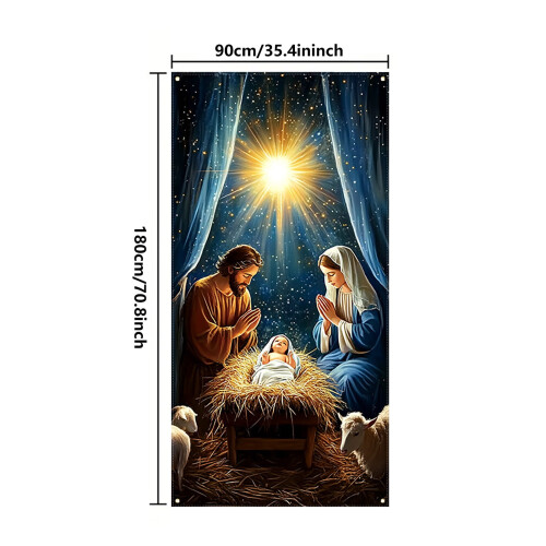 Tapiz para puerta de Navidad 1