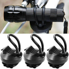 Universel cykellygteklipsholder 360 graders rotation til styrklemme til LED-lommelygte mountainbike frontlygtebeslag
