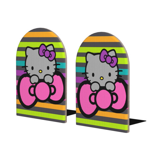 2 πακέτα βιβλιοστάτες Hello Kitty χαριτωμένο πώμα βιβλίου κινουμένων σχεδίων βαρέως
