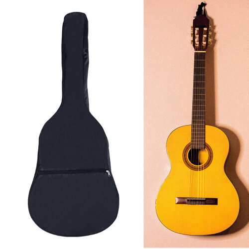 Gitarrväska Gigbag Stötsäker med rem Akustisk gitarrväska för böcker Noter 2