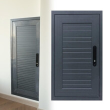 Lockable Access Panel with Key, Soundproof Flush Mount Door for Bathroom Kitchen, Grey 22x38in