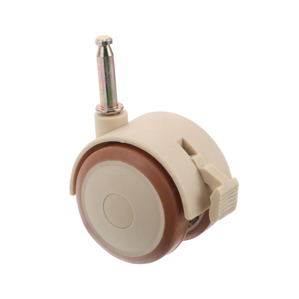 Silent Rubber Crib Caster Wheels With Locking Brakes, 360 Swivel For Nursery Furniture 9113335998636