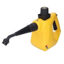 Handheld Steam Cleaner with Temperature Pressure, Brush, Scraper and Extension Hose for Kitchen Bathroom