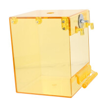 Acrylic Bird Bath for Cage Clear Parrot Bathtub Boosts Bird Activity Fits Budgies and Lovebirds