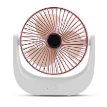 Mini Desk Fan Quiet Brushless Motor 3Speed Strong Airflow for Home Office Bedroom Pink