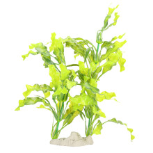 Plastic Aquarium Kelp Grass Decoration with White Base – 258g