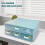 HKUKY Stackable Desktop Storage Box Drawer-style Rack Student Dormitory Stationery Sundries Storage 5