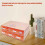 HKUKY Stackable Desktop Storage Box Drawer-style Rack Student Dormitory Stationery Sundries Storage 6