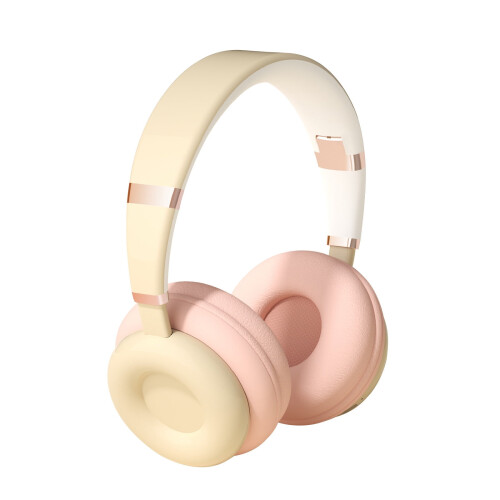 Ασύρματα ακουστικά Tarmeek 5.2 Bluetooth, πτυσσόμενα ακουστικά Macaron Color με καλώδιο ήχου για
