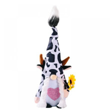 2 Stück Sonnenblumen-Gnome Herbsterntezeit Zwergenelf Plüsch Sonnenblume gesichtslose Puppe Bauernhaus Rudolph Gnome Tischregal Tablett Ornamente