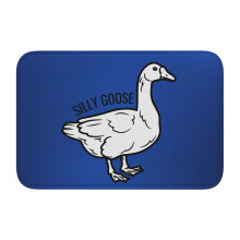 Silly Goose szuper puha, csúszásmentes fürdőszobaszőnyeg fürdőszobába, konyhába, hálószobába, otthonra, padlószőnyeg, 15,75x23,62