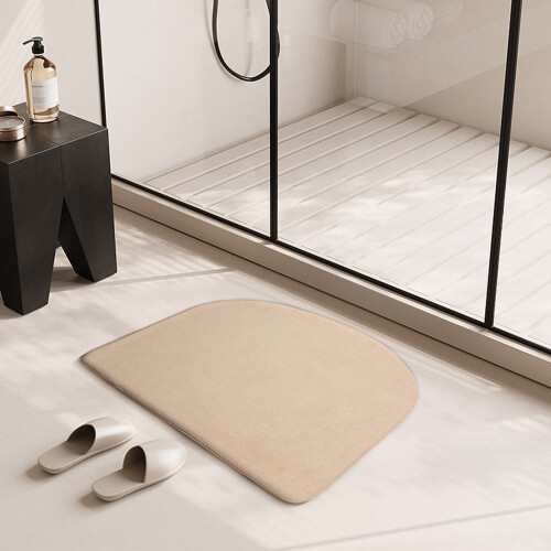 OYIGU Χαλί μπάνιου 23,6x15,7 ιντσών, απορροφητικός αφρός μνήμης ταχείας ξήρανσης, 1