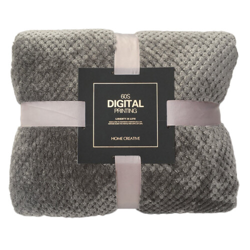 Κουβέρτα Fleece σε προσφορά, Κουβέρτα Poaug Coral Fleece Κουβέρτα Σκούρο Καφέ 100*150Cm Μαλακή