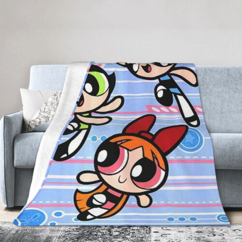 Κουβέρτα ξενοδοχείου Powerpuff Girls, κουβέρτα Anime για κρεβάτι, κουβέρτα καναπέ,