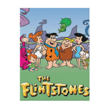Flintstones pehmeä ja mukava heittohuopa pehmoinen kevyt lämmin pehmoinen flanellihuopa ja -päiväpeitteet sohvalle vuodesohvalle 40" x 30"