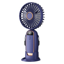 HKUKY Handheld Fan Usb Portable Folding Charging Small Fan Hanging Neck Desktop Small Electric Fan