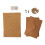 12 τεμάχια χαρτί γραφής Vintage Kraft Paper, χαρτί γραφής ευρωπαϊκού στιλ για γραφή 1