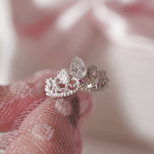 Lichte modieuze ring, open, verstelbare ring, sieraden voor vrouwen en meisjes. 1