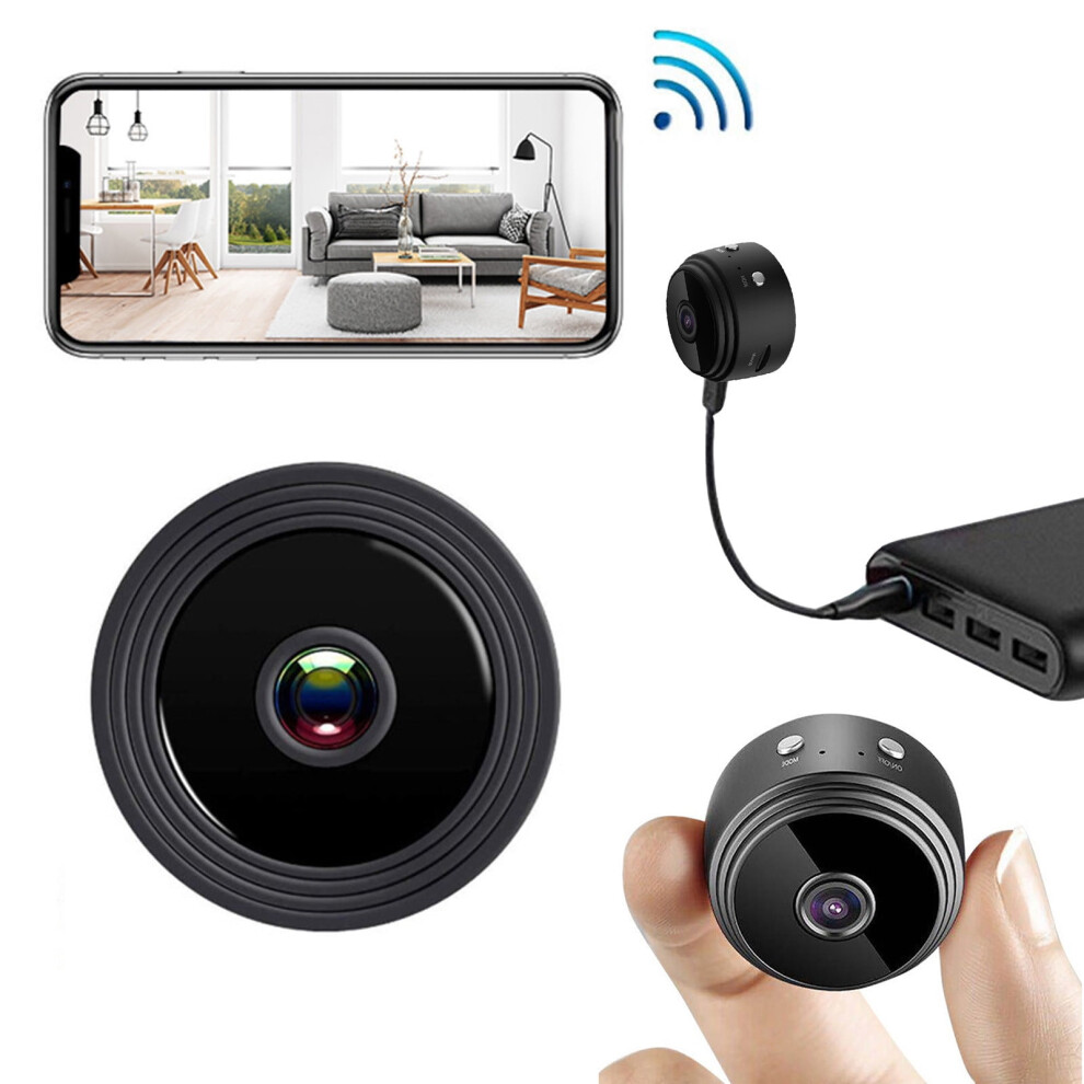 Jacenvly 2024 St. Patrick's Day Clearance Hd 1080P Mini Camera, Wireless Wifi Security Cam With Night Vision, Motion Detection, 360 Adjustable Snake 9395123922515