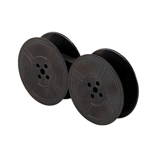 5Pcs Typewriter Ribbon Twin Spool Typewriter Ribbon Twin Spool Replacement Pack for Most Typewriter, Black 1