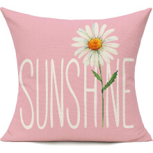 Fundas de cojín decorativas con diseño de gnomos florales y margaritas para exteriores, primavera y verano. Decoración para el hogar, ideal para