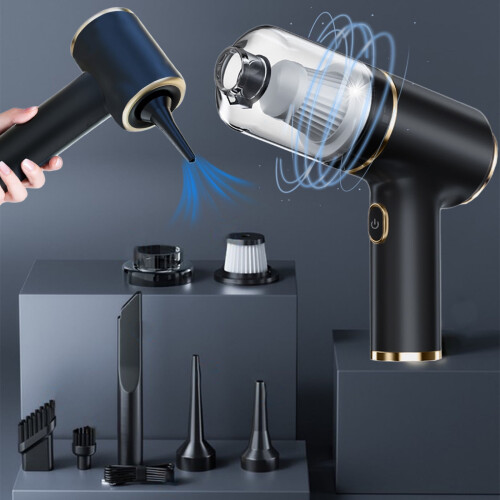 Φορητή ηλεκτρική σκούπα αυτοκινήτου Tahtuvzn120W, 4000mAh, φορητή μίνι συσκευή αφαίρεσης 2