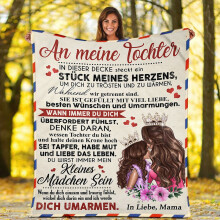 Winysin Komfortable Wickeldecke, perfekte Buchstabendecke, ein Geschenk für die Familie zum Muttertag