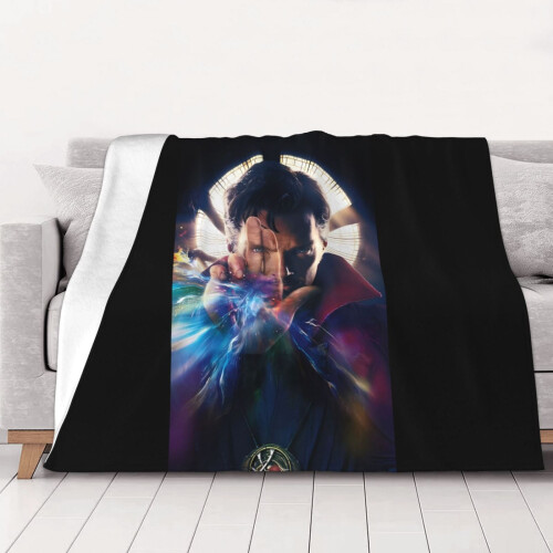 Doctor Strange Υπερ-μαλακή κουβέρτα φανέλας Queen Size για κρεβάτι, άνετη κουβέρτα, για