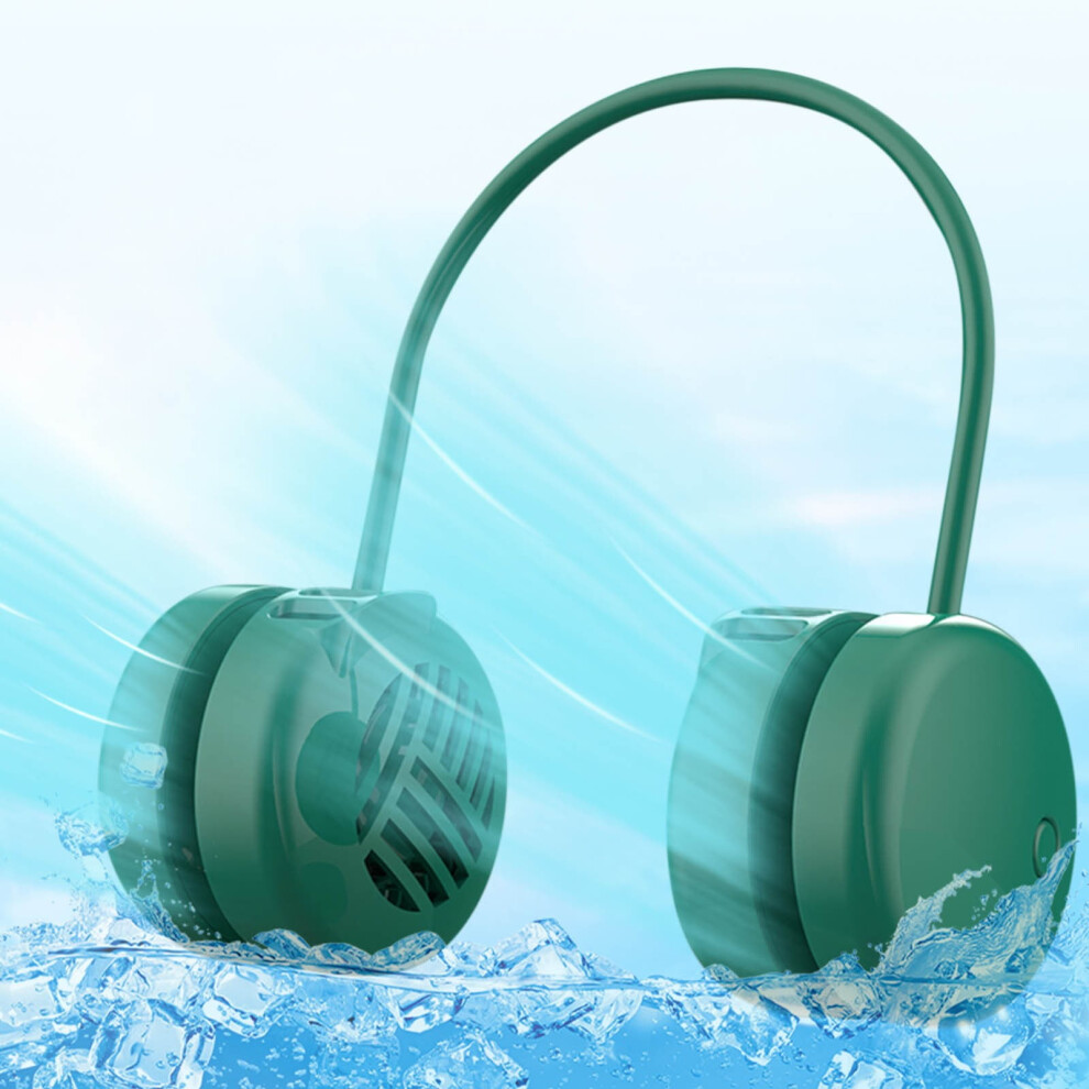 Oyigu New Hanging Neck Fans Portable Lazy Leadless Mini Portable Usb Small Fan Charging Outdoor, Quiet Fan On Clearance 9395123925165