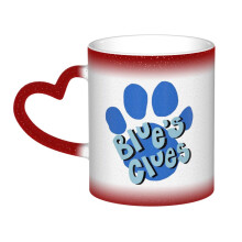 Blue'S Clues bögre színváltós kávésbögre kerámia hőérzékeny színváltós bögre az égen
