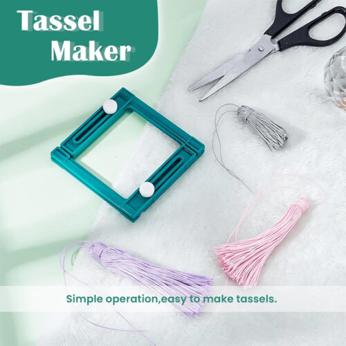 Quadrilateral Tassel Maker Kit Bookmark Tassels Machine Tool Yarn Crafts Macrame 2