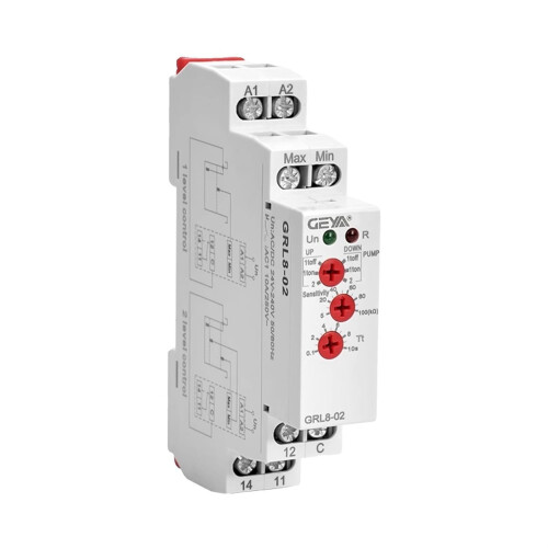 220V Automatic Water Level Controller for Pump GRL802 Liquid Level Relay Switch Energy Saving 1