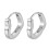 Hesroicy1Pair Γυναικεία Σκουλαρίκια Μποέμ Χιπ Χοπ Χρυσό Χρώμα Τιτανίου Ατσάλι Love Heart Shape 5