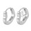 Hesroicy1Pair Γυναικεία Σκουλαρίκια Μποέμ Χιπ Χοπ Χρυσό Χρώμα Τιτανίου Ατσάλι Love Heart Shape 6