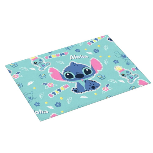 Πατάκι στεγνώματος πιάτων Stitch 24x18 ιντσών, απορροφητικό σουέτ με αντιολισθητική 1