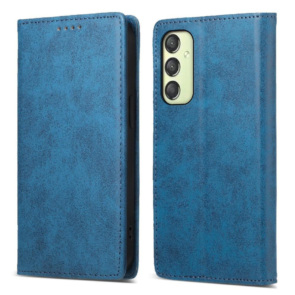 Flip Case For Compatible With Samsung Galaxy A25 Kickstand Card Slot Shockproof Tpu Business Casual 9395123045177