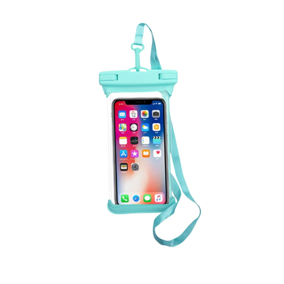 Mizh Pvc Transparent Waterproof Mobile Phone Bag Universal Phone Floating Bag Pouch Outdoor Water Sports Phone Case (Green) Green 9395123045337