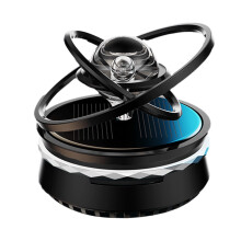 Fnyoxu Auto-Aromatherapie-Diffusor Solarenergie-Raumreiniger für den Autoinnenraum mit automatischer Drehung – Dekorationszubehör