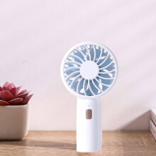 Mini Handheld Fan, Battery Powered, USB Rechargeable, Adjustable Speed, Portable for Indoor Outdoor Travel, Compatible with Eyelash Tools