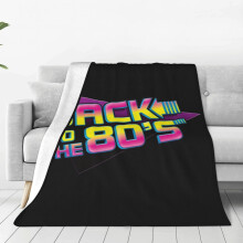 80er-Jahre-Retro-Fleecedecke (152 x 127 cm) – Flauschig, leicht, warm und kuschelig für Bett, Sofa und Outdoor – Perfekte Dekoration für jede