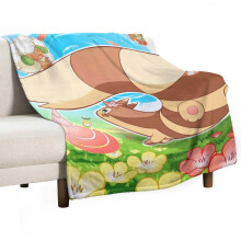 F-urret Queen-Size-Decke, Geschenkidee für Mädchen und Jungen, superweich, leicht, kuscheliger Flanell, Bett- und Sofadecke, für alle