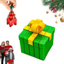 3D nyomtatott idegesítő ajándékdoboz csavarokkal, meglepetésujj, kékkel kompatibilis - tökéletes gag ajándék születésnapra, karácsonyra