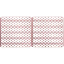 2 stuks hittebestendige siliconen afdruipmatten voor de gootsteen, tafelbeschermer en afdruipmat voor het aanrecht.