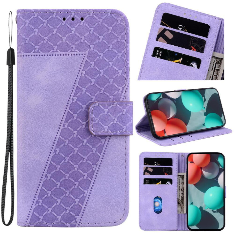 Case For Motorola Moto G54 5G Flip Folio Cover Wallet Pu Leather Card Slot Function Embossed Pattern 9395123144634